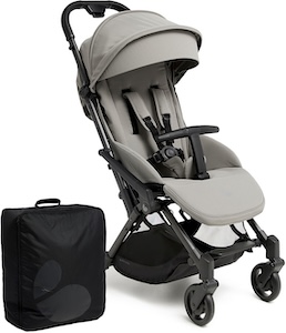 Visa mer info om denna barnvagn Beemoo Easy Fly Lux 4 Sulky Inkl. Padded Transportväska, Stone Grey