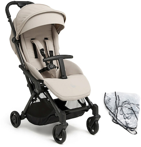Visa mer info om denna barnvagn Beemoo Easy Fly Lux 4 Sulky Inkl. Regnskydd, Sand Beige