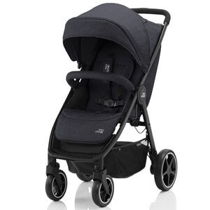 Britax B-Agile M Barnvagn Black Shadow One Size