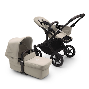 Visa mer info om denna barnvagn Bugaboo Donkey 5 Mono/Singelvagn Complete Black/Desert Taupe