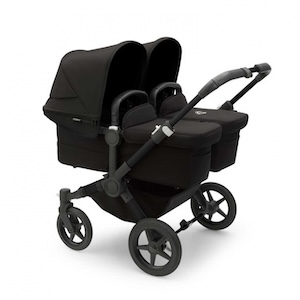 Visa mer info om denna barnvagn Bugaboo Donkey 5 Twin Komplett Black/Midnight Black
