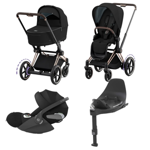 Visa mer info om denna barnvagn Cybex Cybex ePriam barnvagn + Cloud T Plus + basenhet T