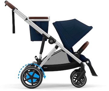 Cybex e-GAZELLE S Sittvagn, Ocean Blue/Silver