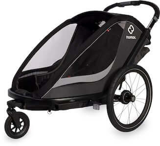 Hamax Cocoon Cykelvagn, Grey/Black