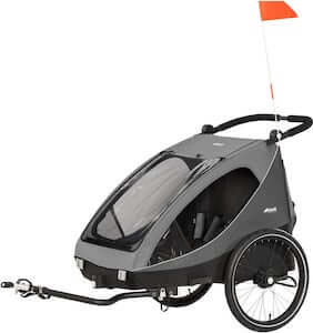 Hauck Dryk Duo Cykelvagn, Grey