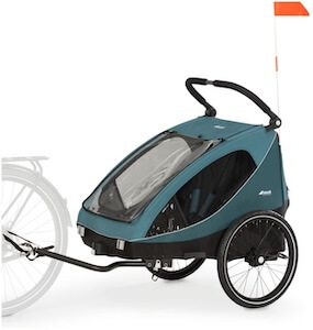 Hauck Dryk Duo Cykelvagn, Ocean Green