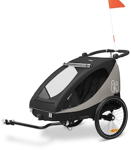 Hauck Dryk Duo Plus Cykelvagn, Black
