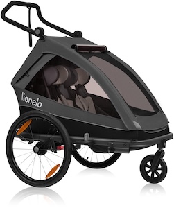 Lionelo Cama Cykelvagn, Grey Graphite