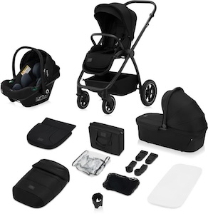 Lionelo Meril 3-in-1 Kombivagn, Black Onyx