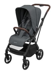 Maxi-Cosi Leona 2, twillic graphite/brun leath.