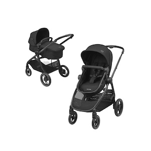 Maxi-Cosi Zelia 3 2-in-1 Duovagn, Essential Black