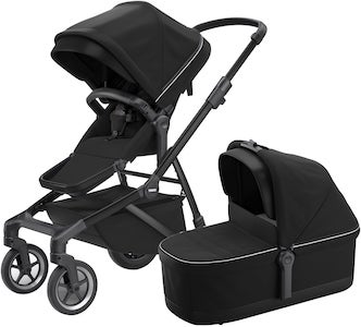 Thule Sleek Duovagn, Midnight Black on Black