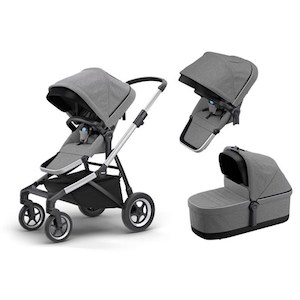 Thule Sleek duovagn + syskonsits, valfri färg